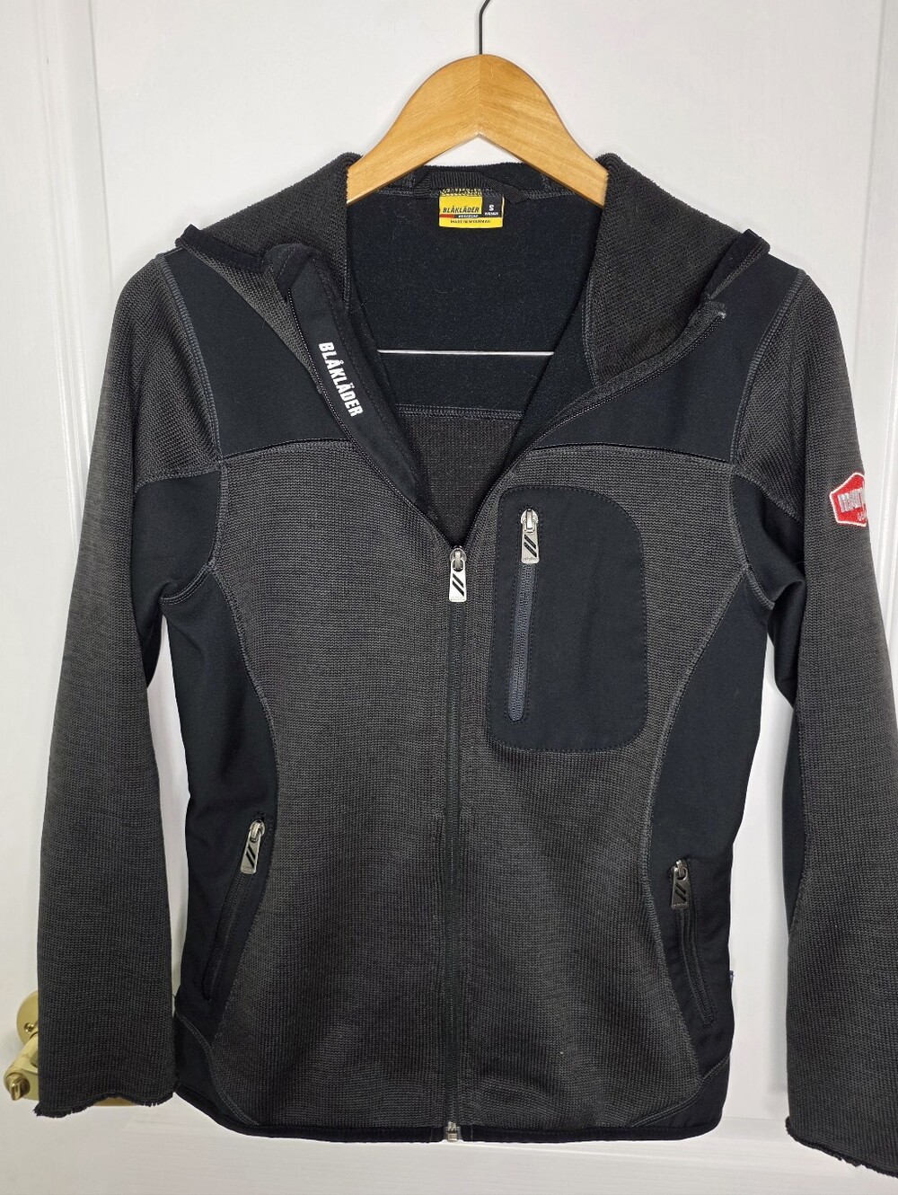 Blaklader Hooded Full-Zip Fleece Jacket SZ S